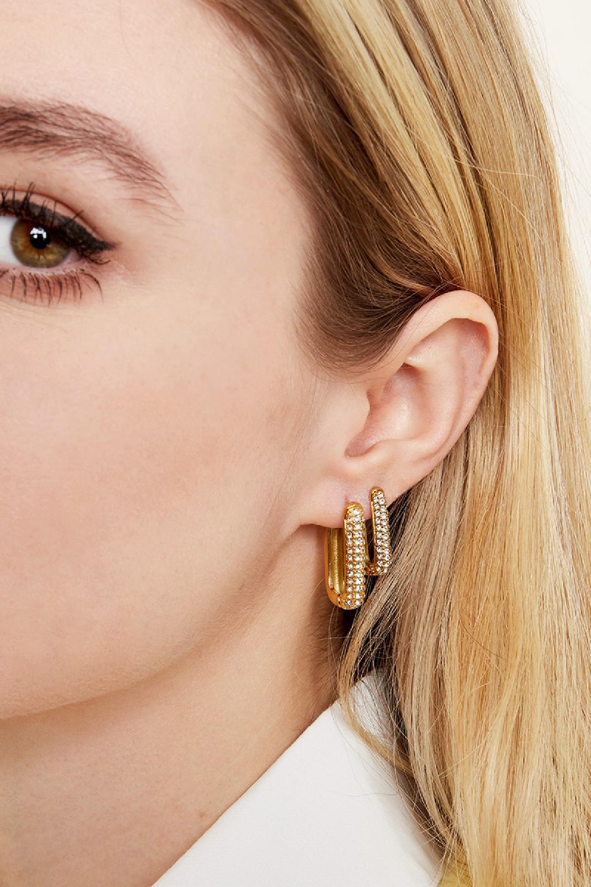 Sparkly Pin Earrings