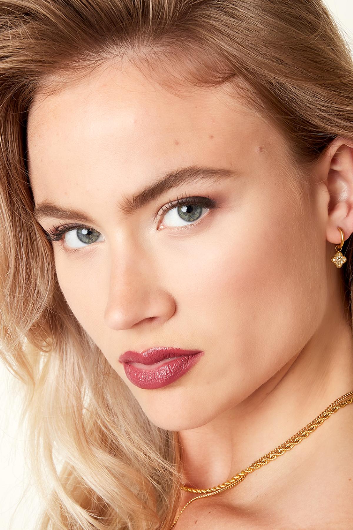 Sparkly Clover Earrings