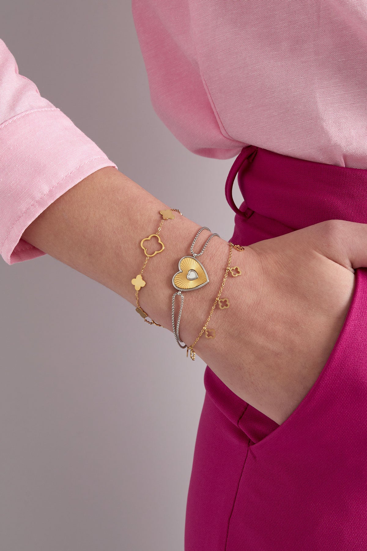 Lucky Charm Bracelet - Gold