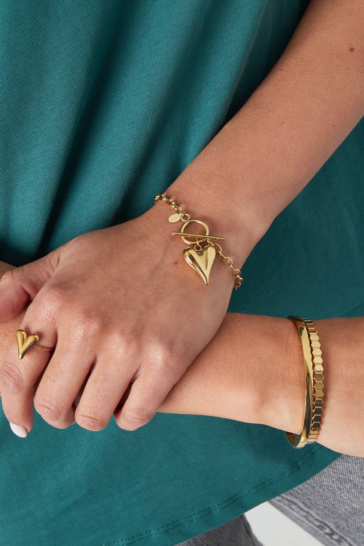 Forever Heart Chain Bracelet