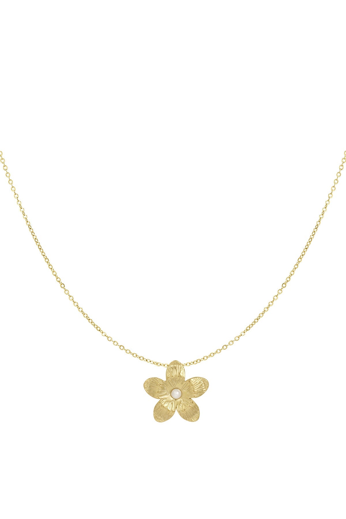 Flower Power Necklace - Gold
