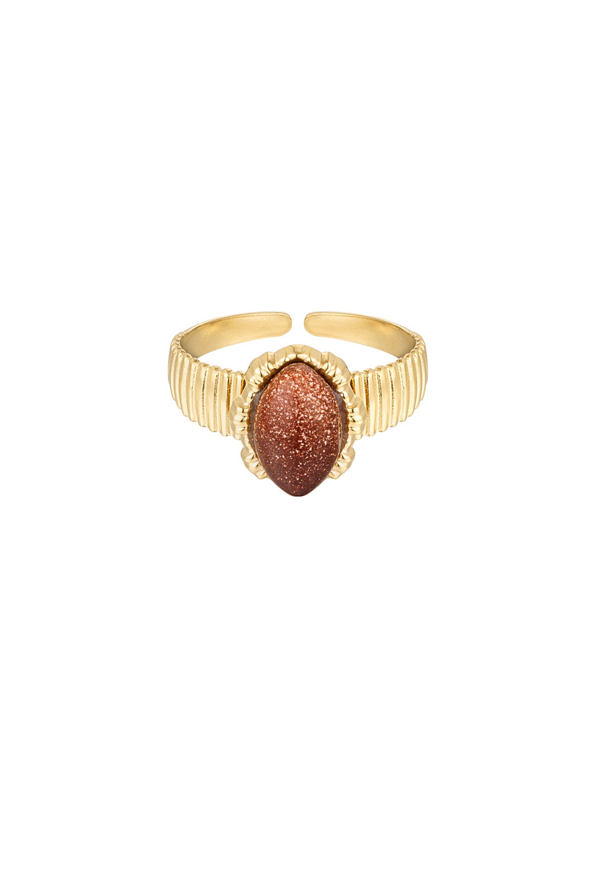Vintage Ring - Brown (Verstelbaar)