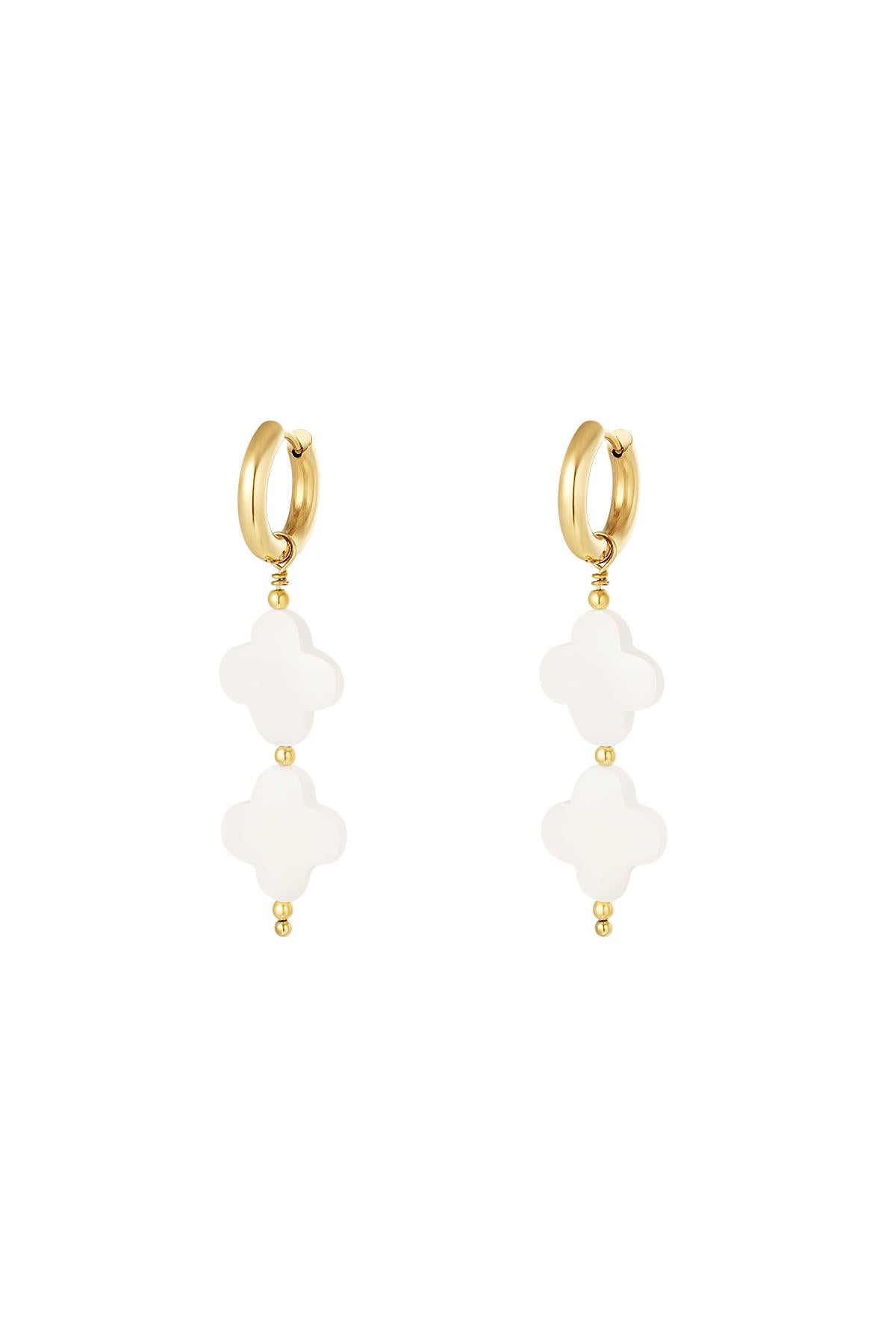 Lucky Double Earrings - Gold