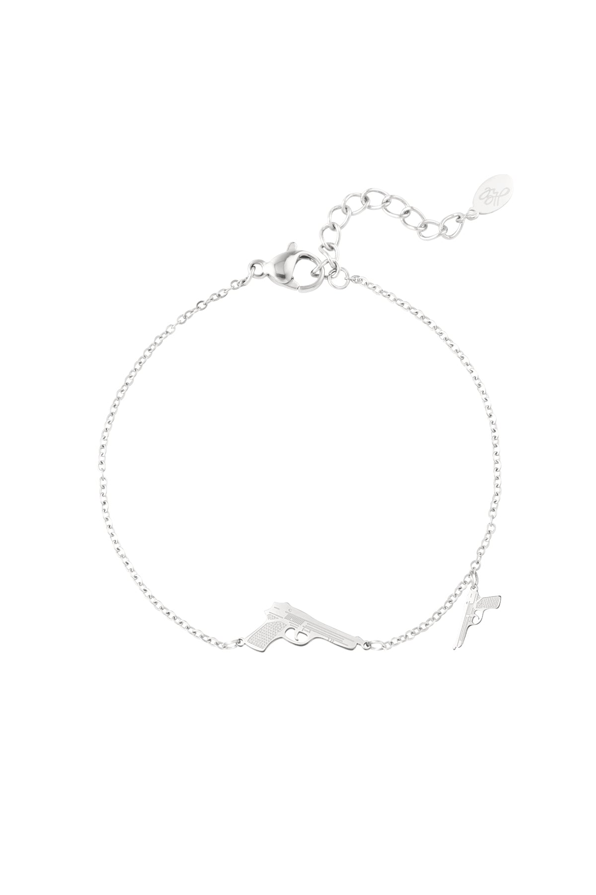 Gun Bracelet - Silver