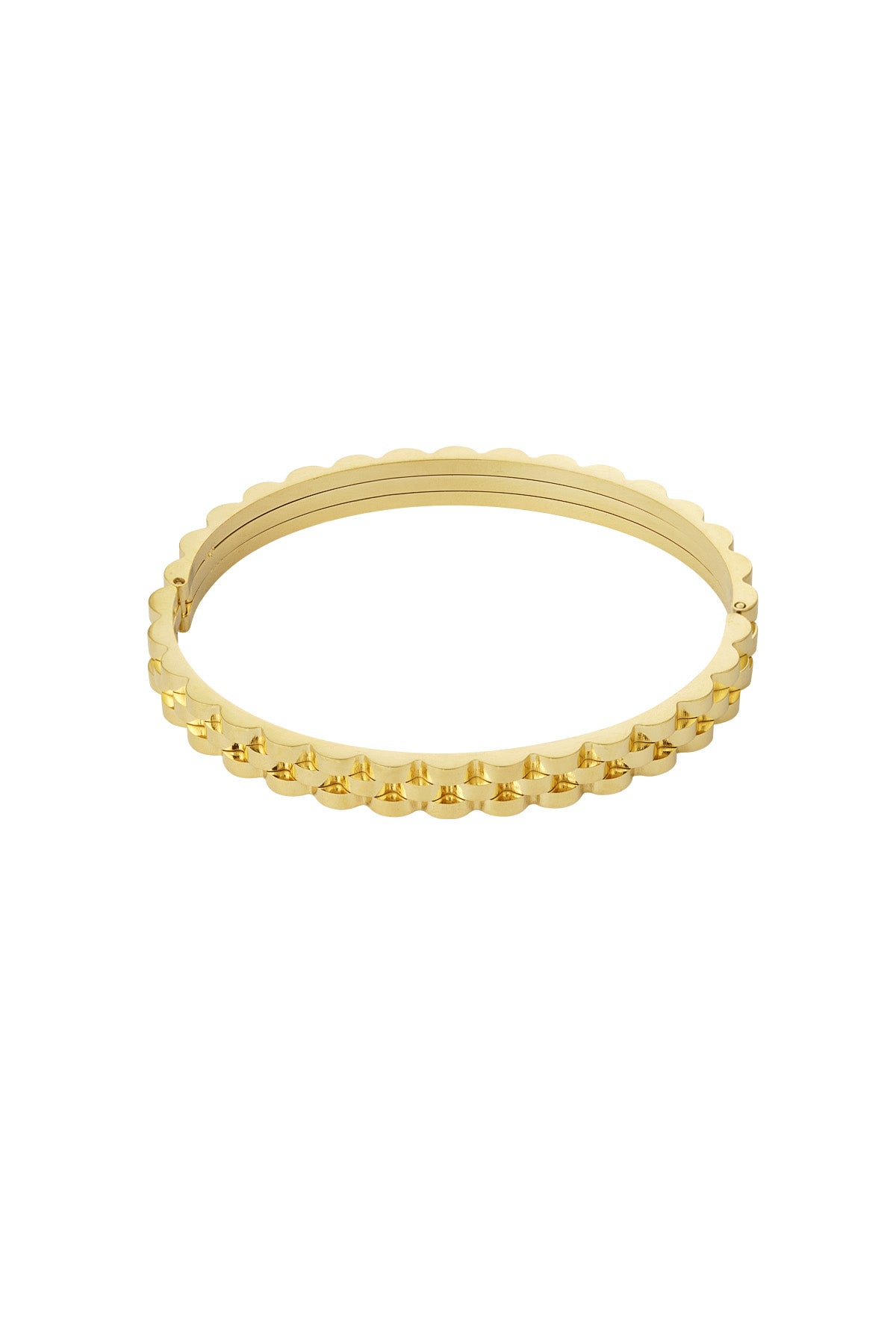 Linked Bangle - Gold