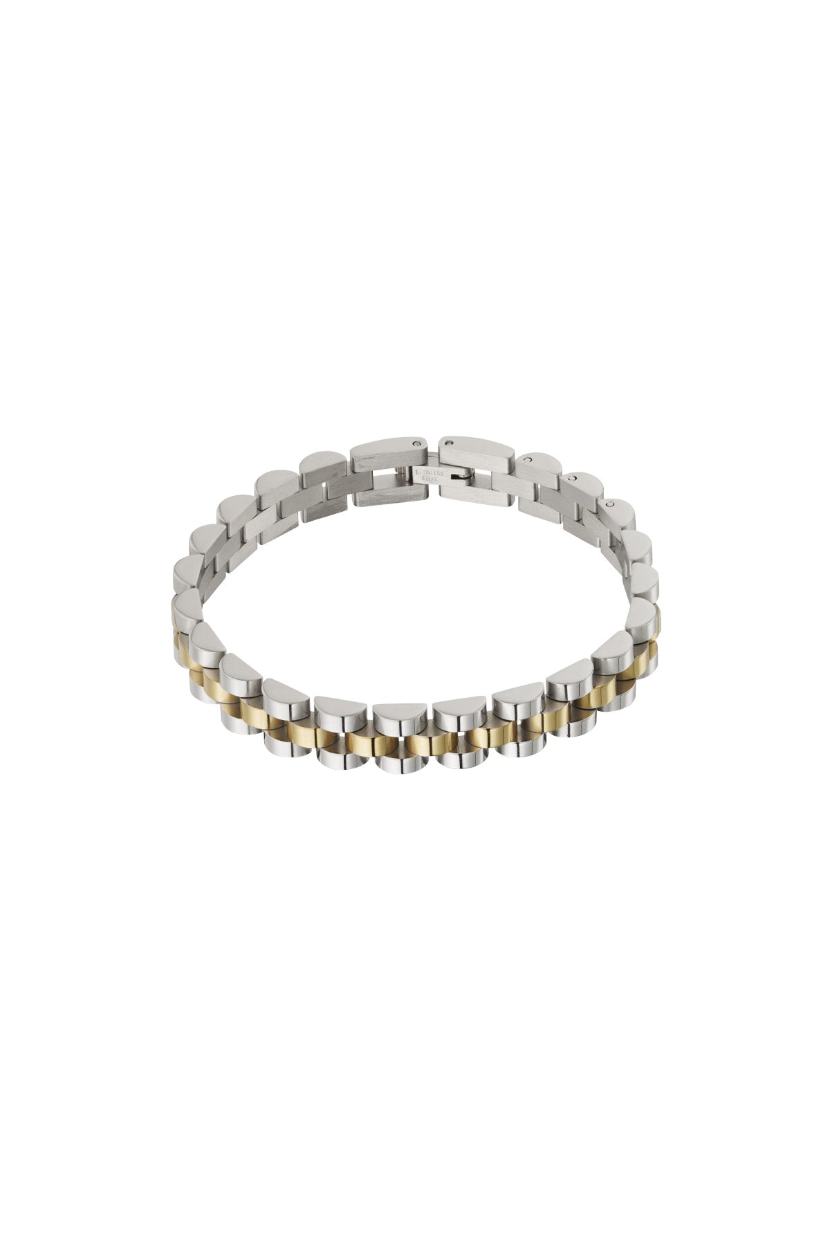 Linked Bracelet - Silver Gold