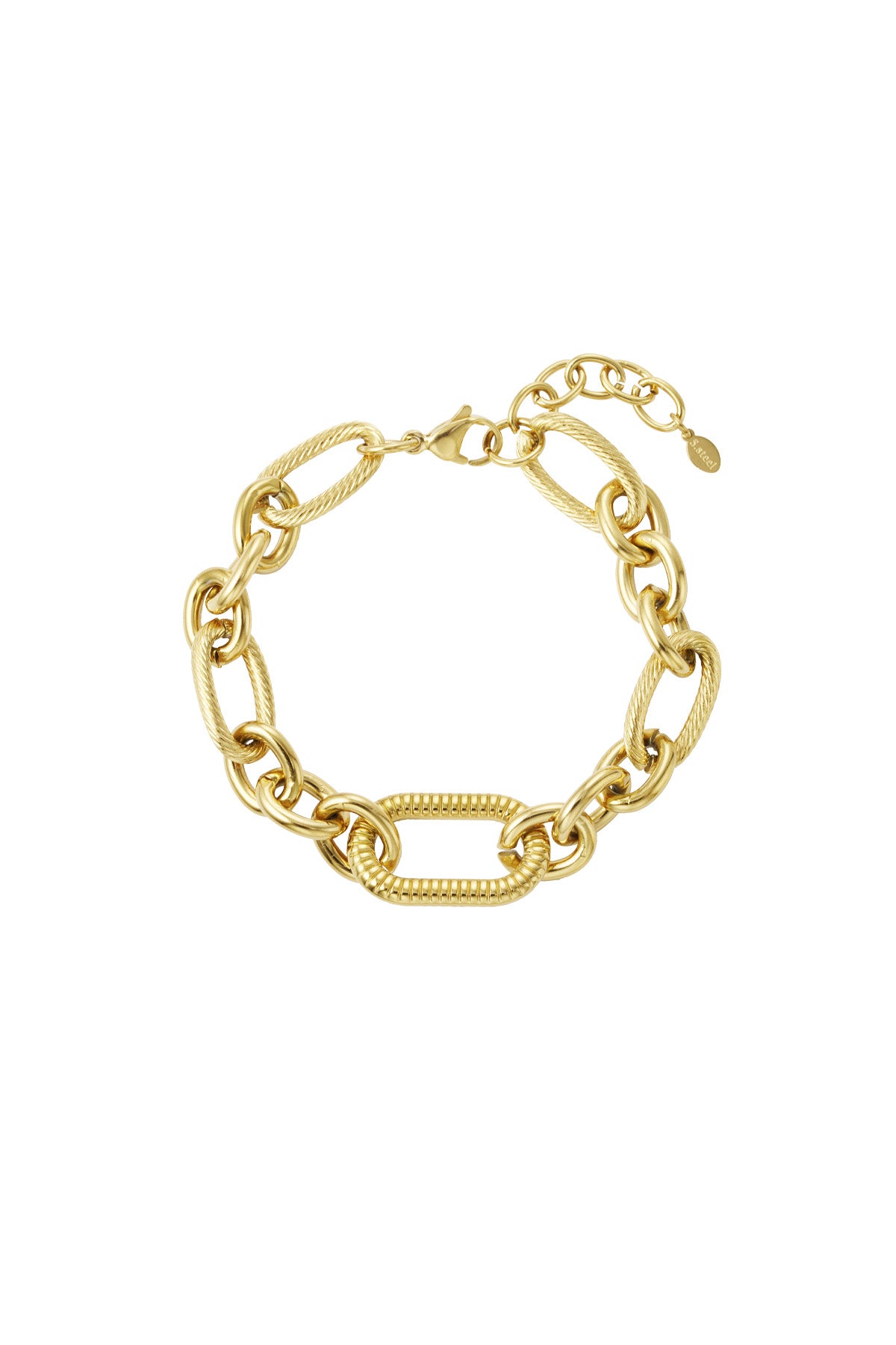 Chuncky Charm Bracelet - Gold