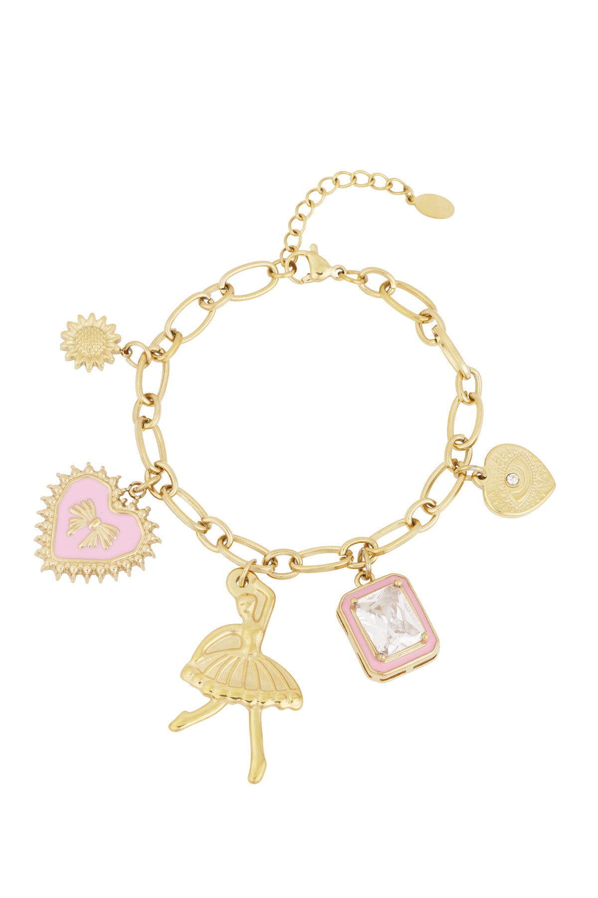 Ballerina Girl Bracelet - Gold