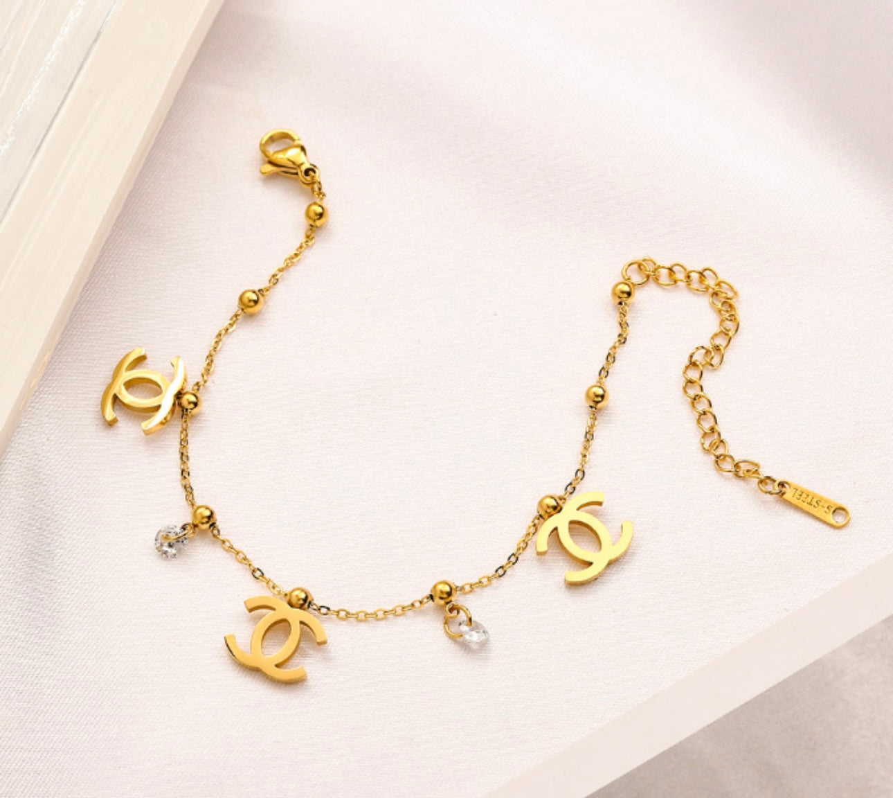 C Logo Sparkle Bracelet