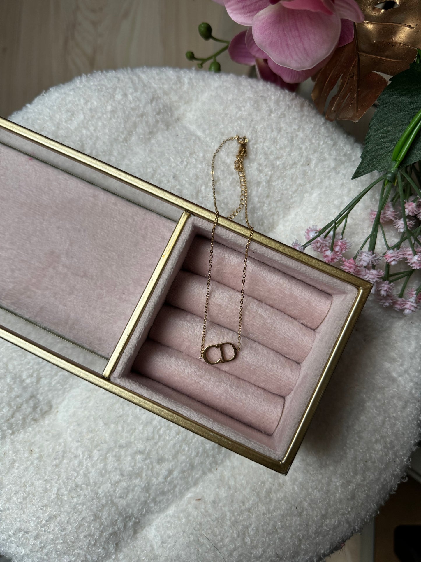 CD Necklace - Gold