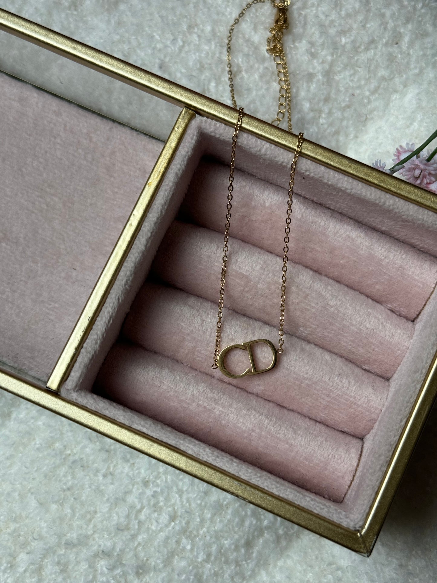 CD Necklace - Gold