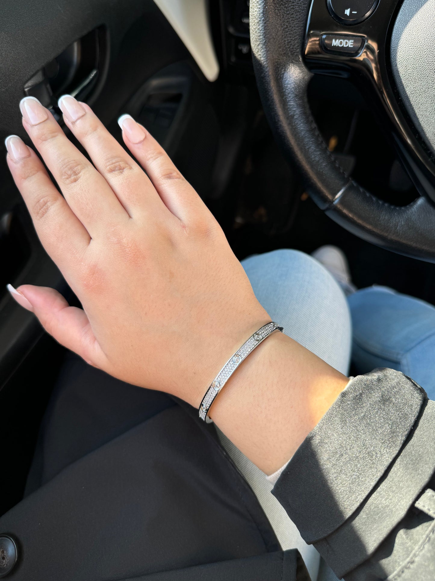 Love Bangle - Silver
