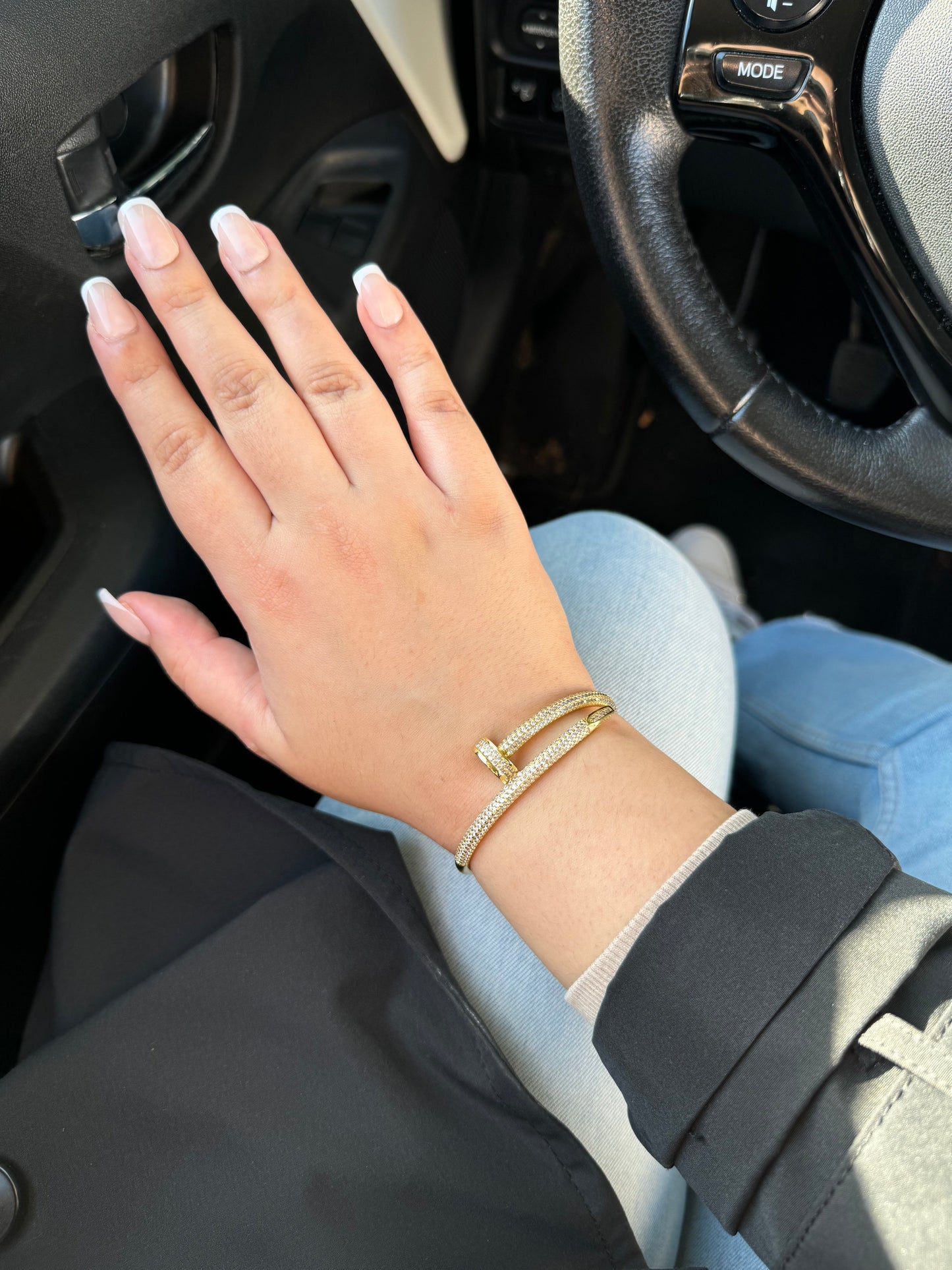 Spike Bangle Full Diamond