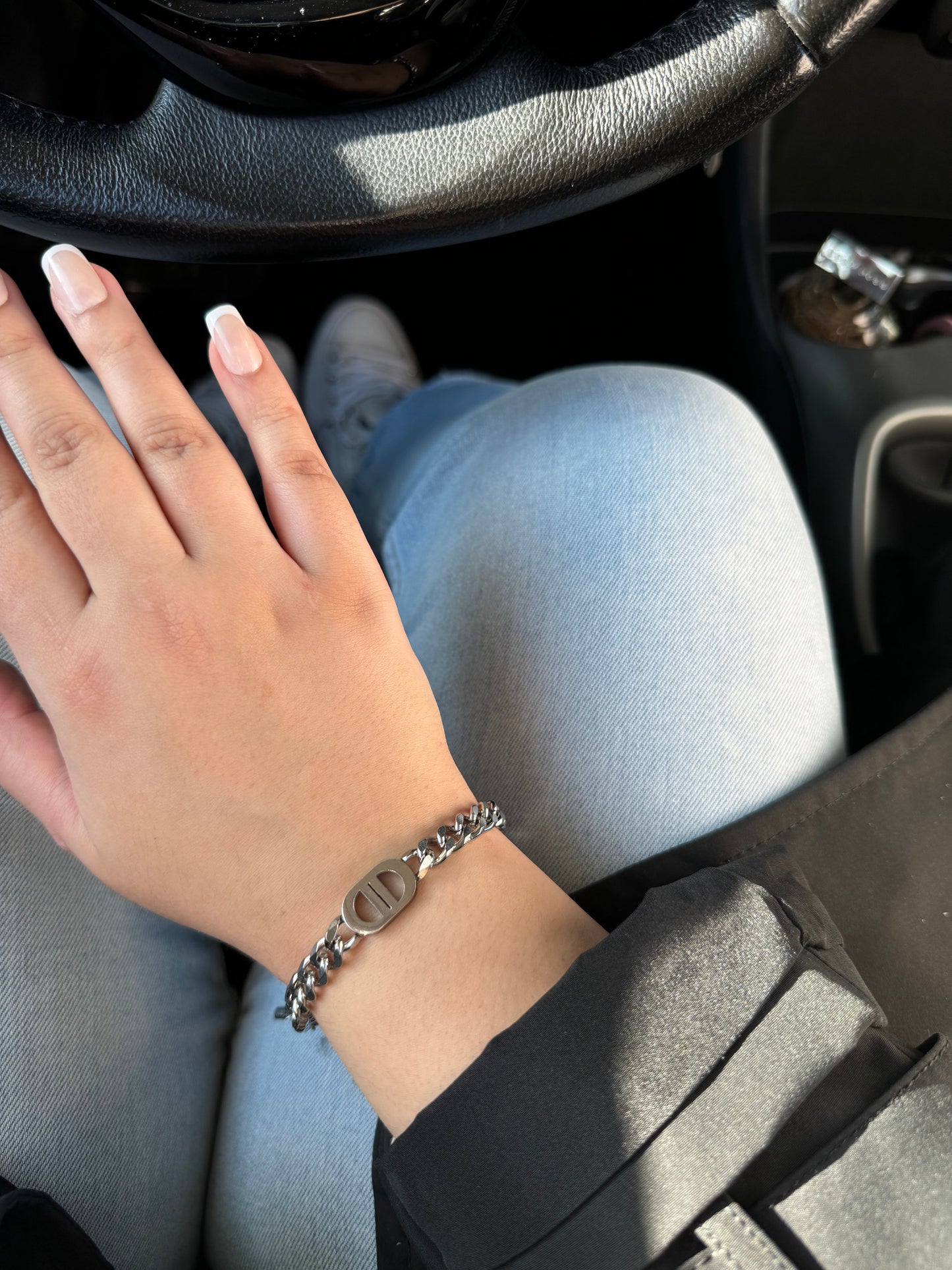 Infinity Chain Bracelet - Silver