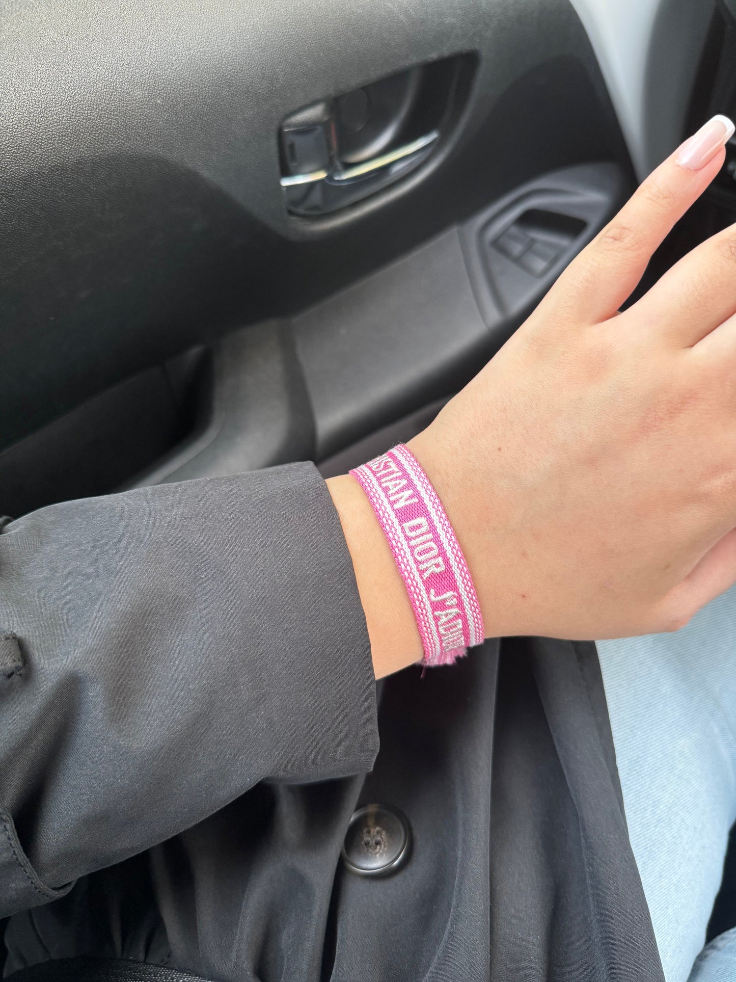 CD bracelet - Hot Pink