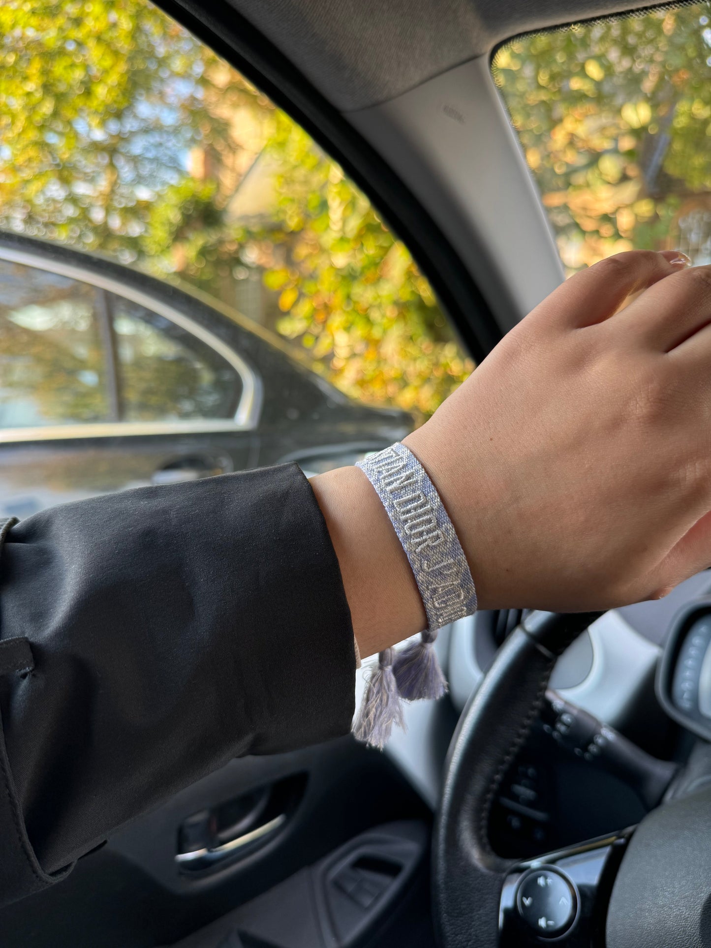 CD bracelet - Marble Purple