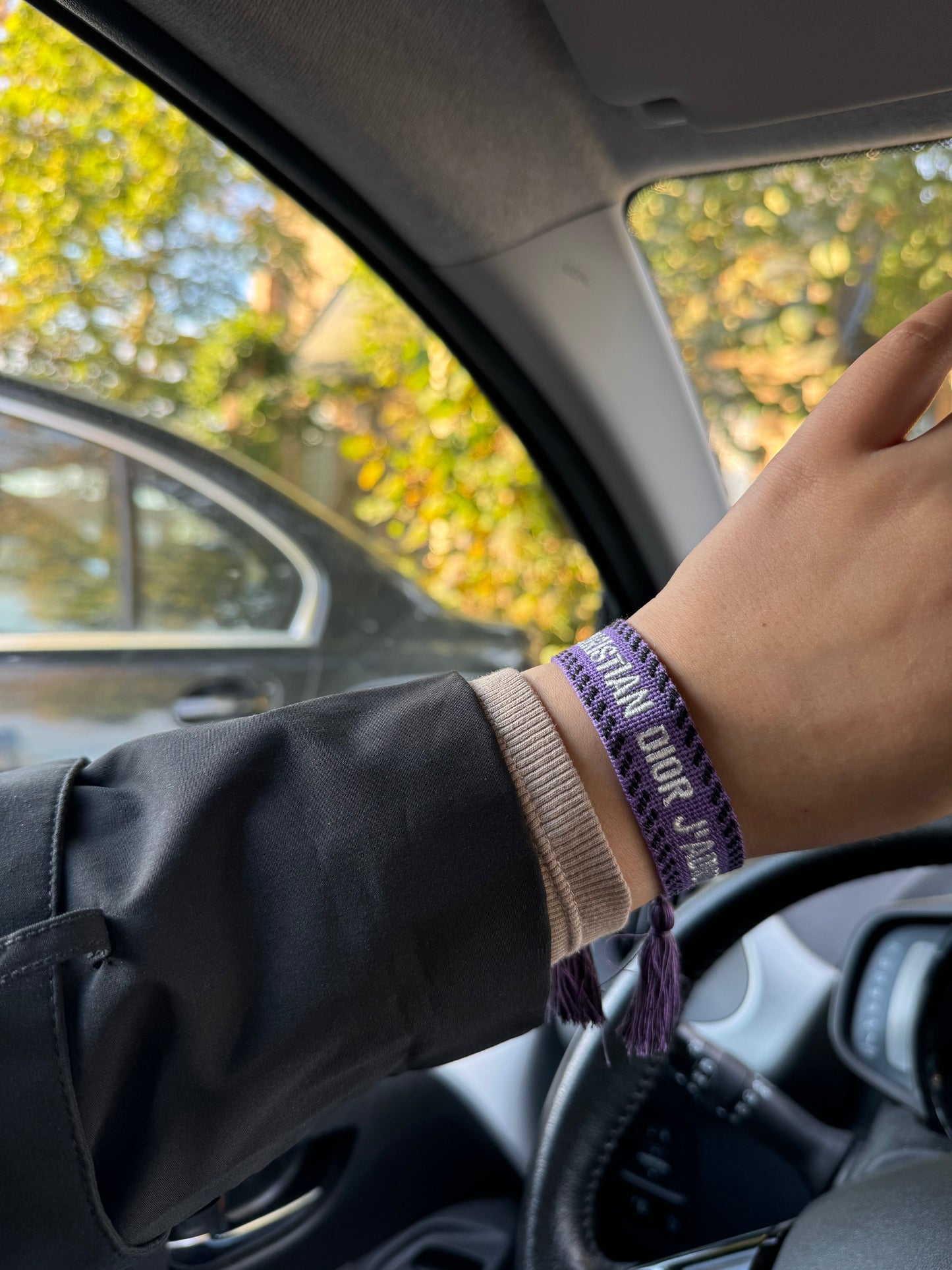 CD bracelet - Subway Purple
