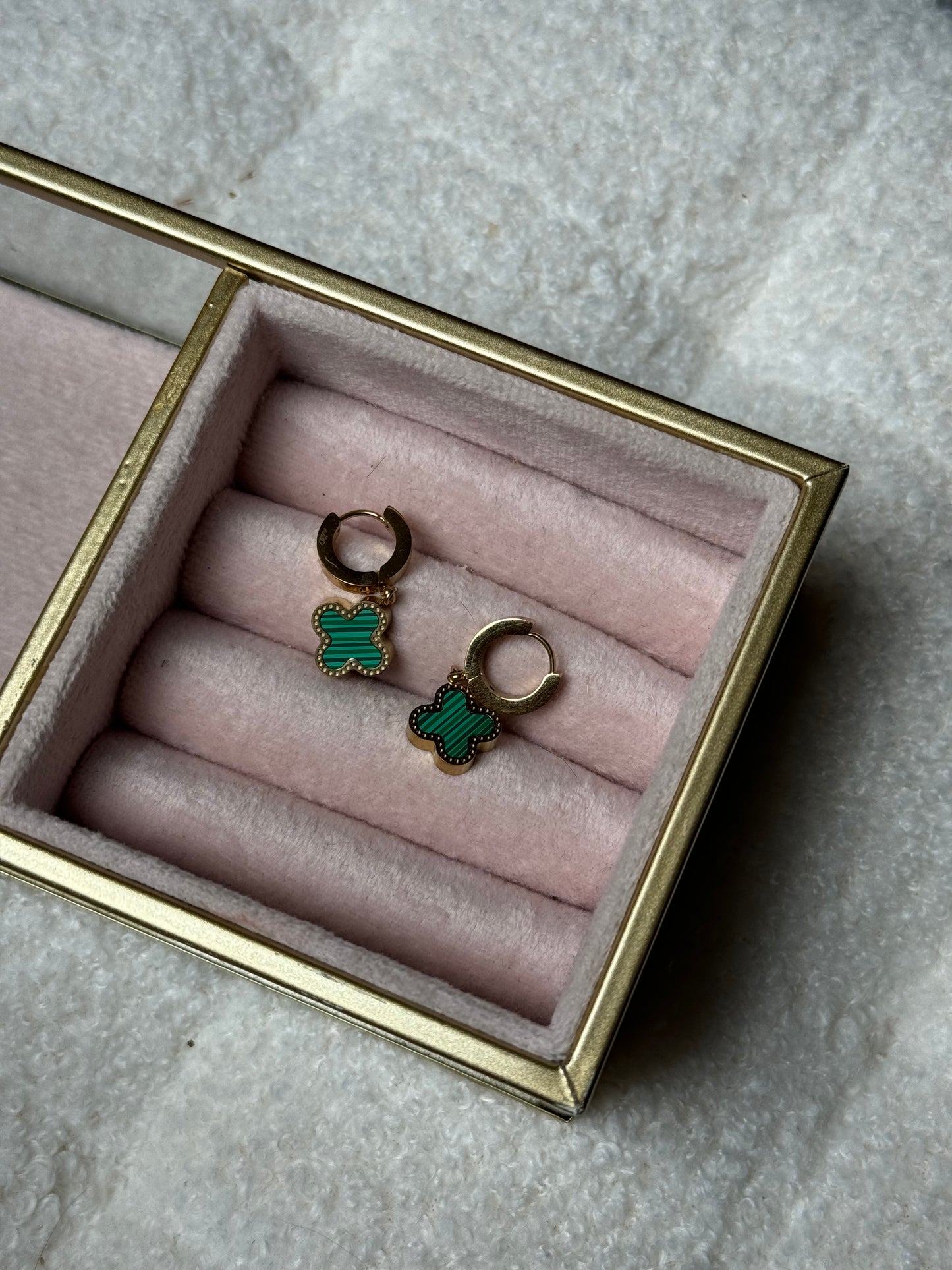 Clover Earrings - Green