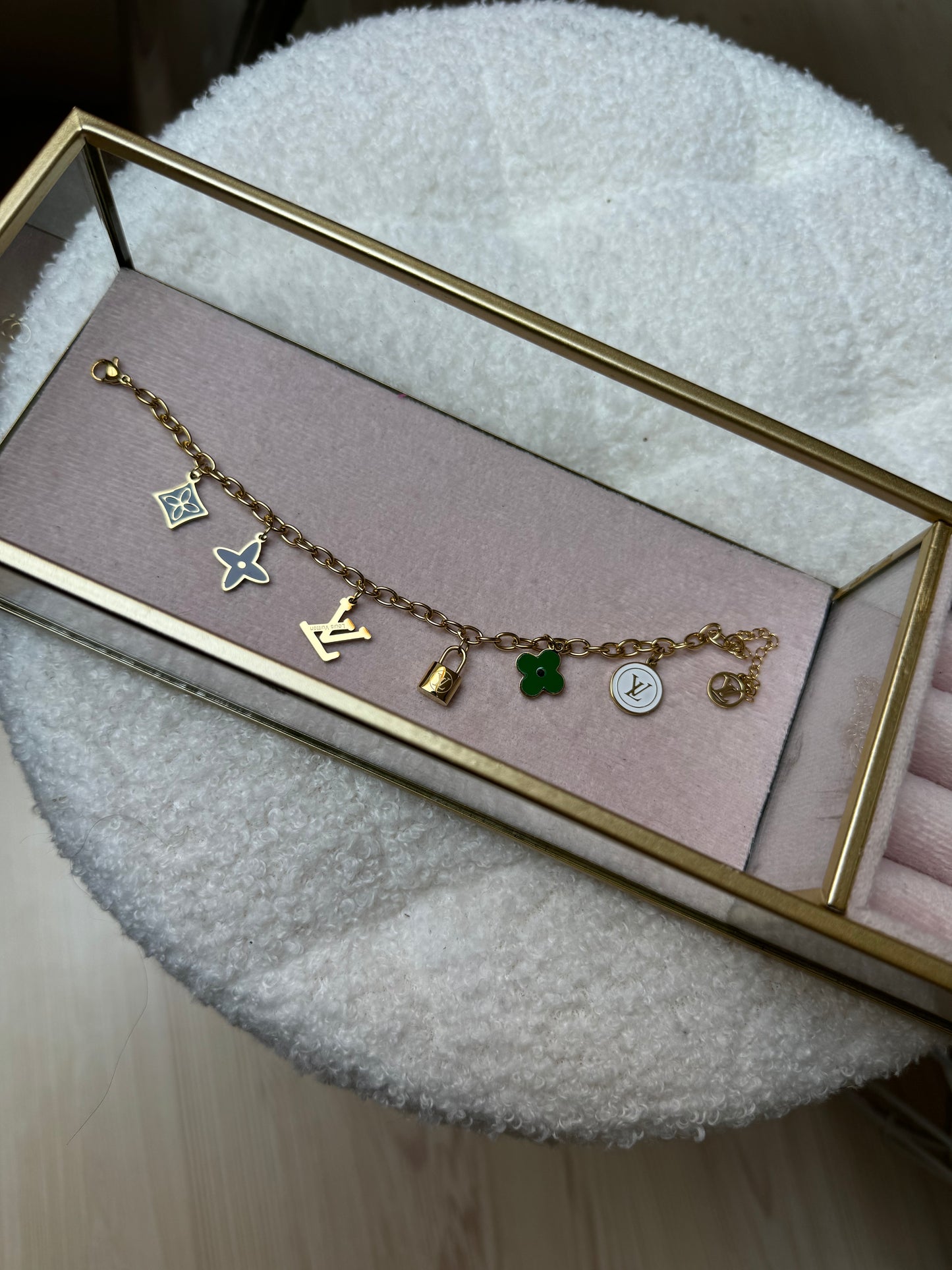 V Bracelet - Colorful Charms