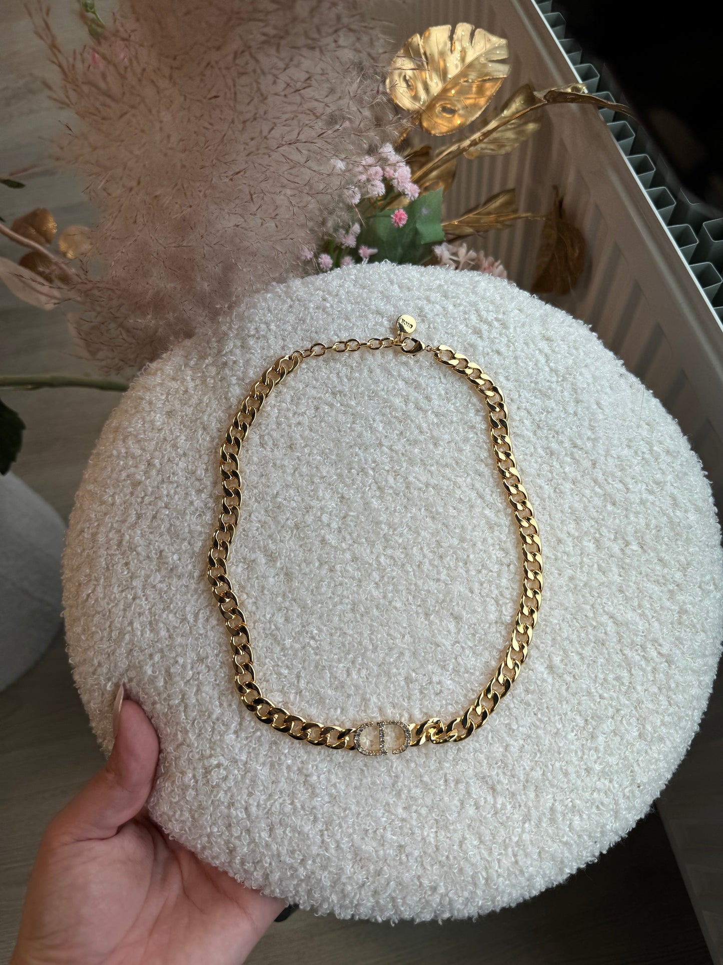 CD Chain Necklace - Sparkle