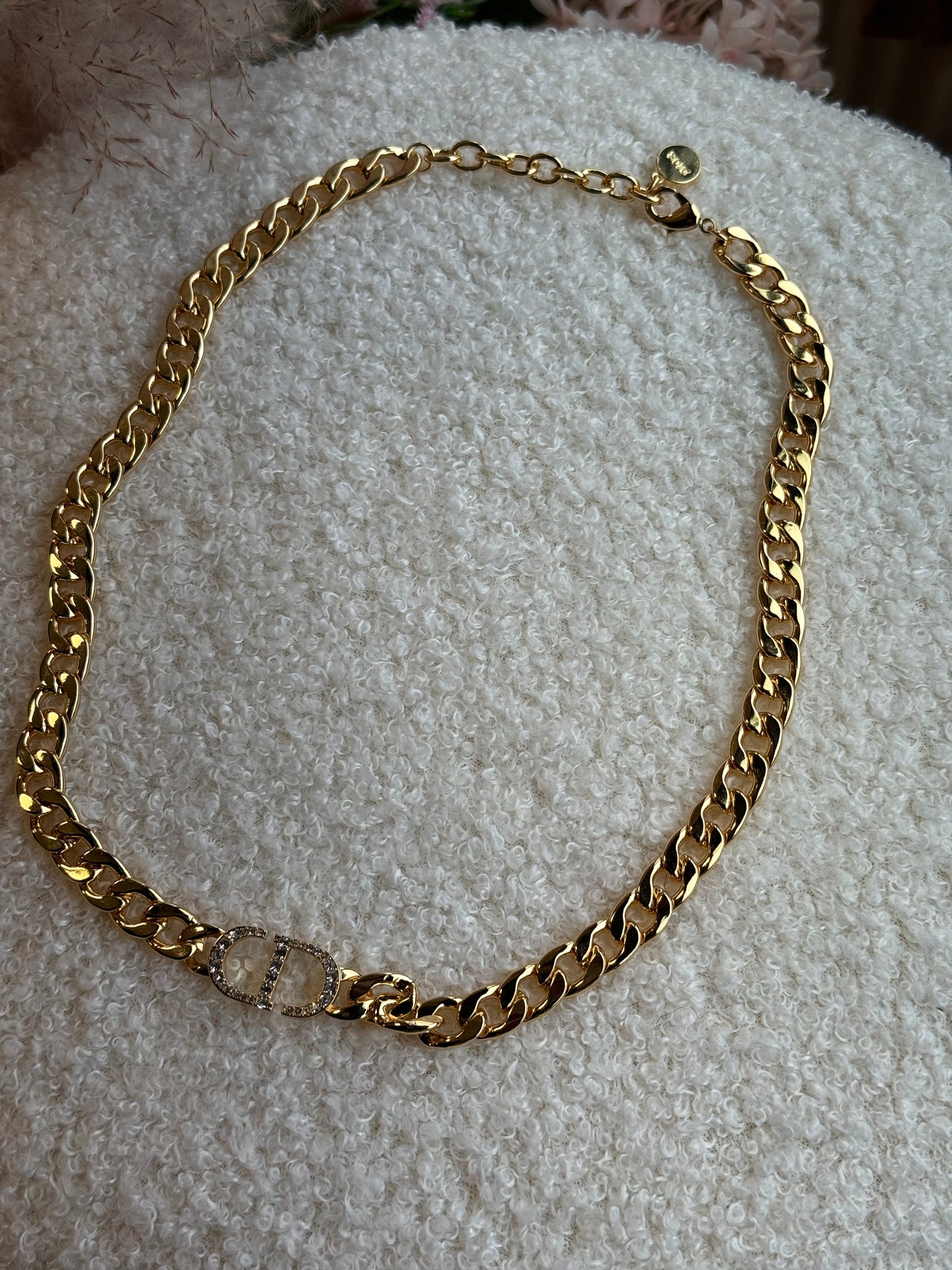 CD Chain Necklace - Sparkle