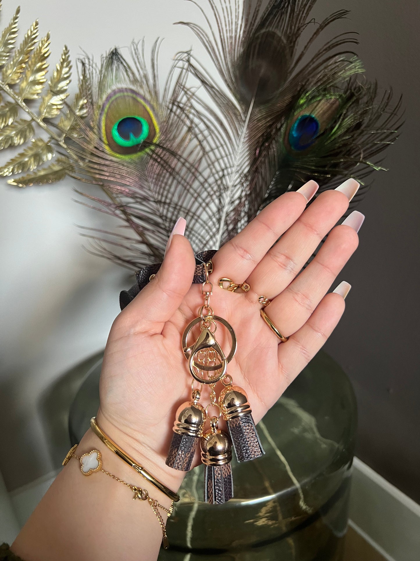 Bag Key Chain - Brown