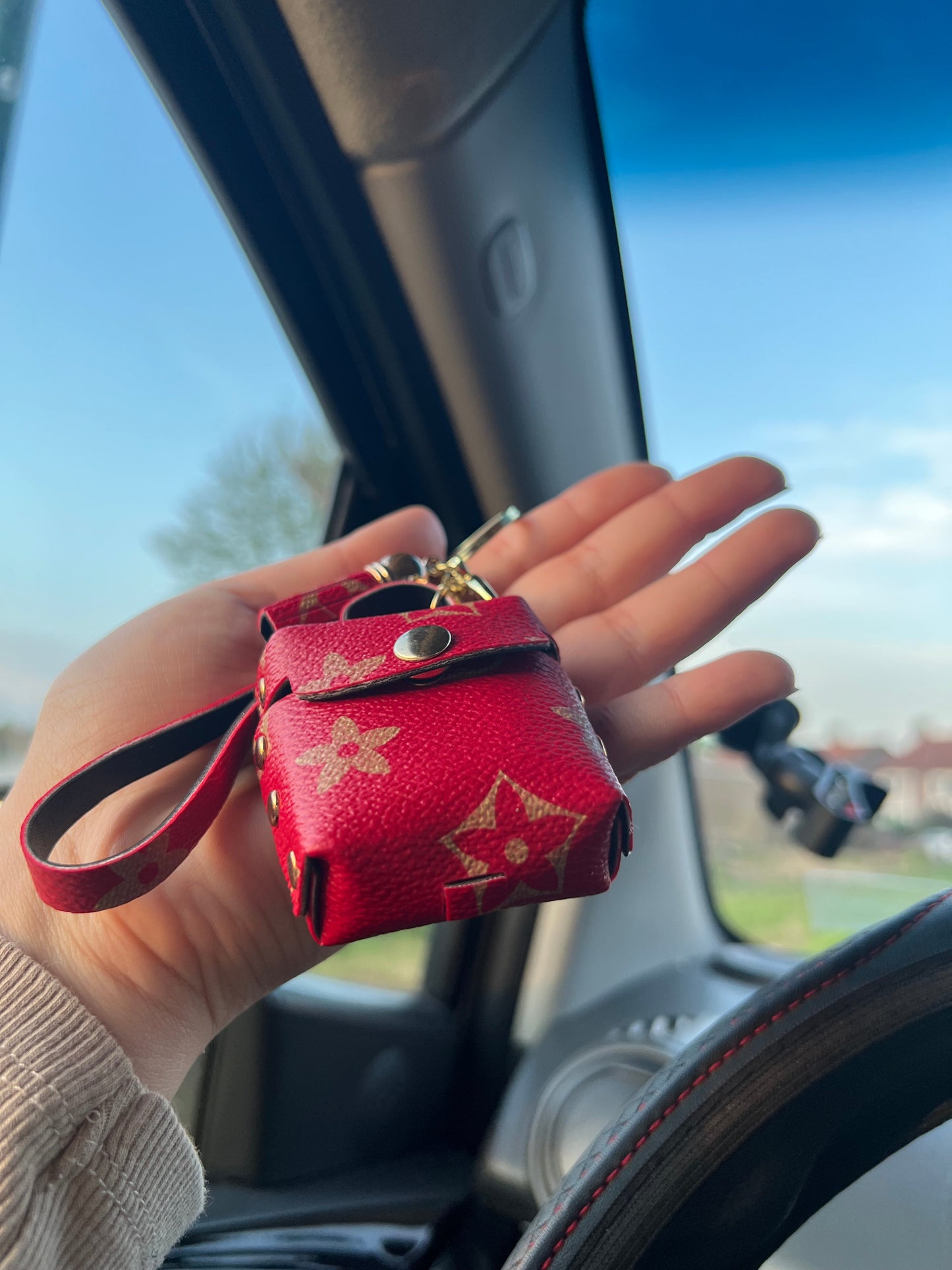 Airpods Key Chain - Red