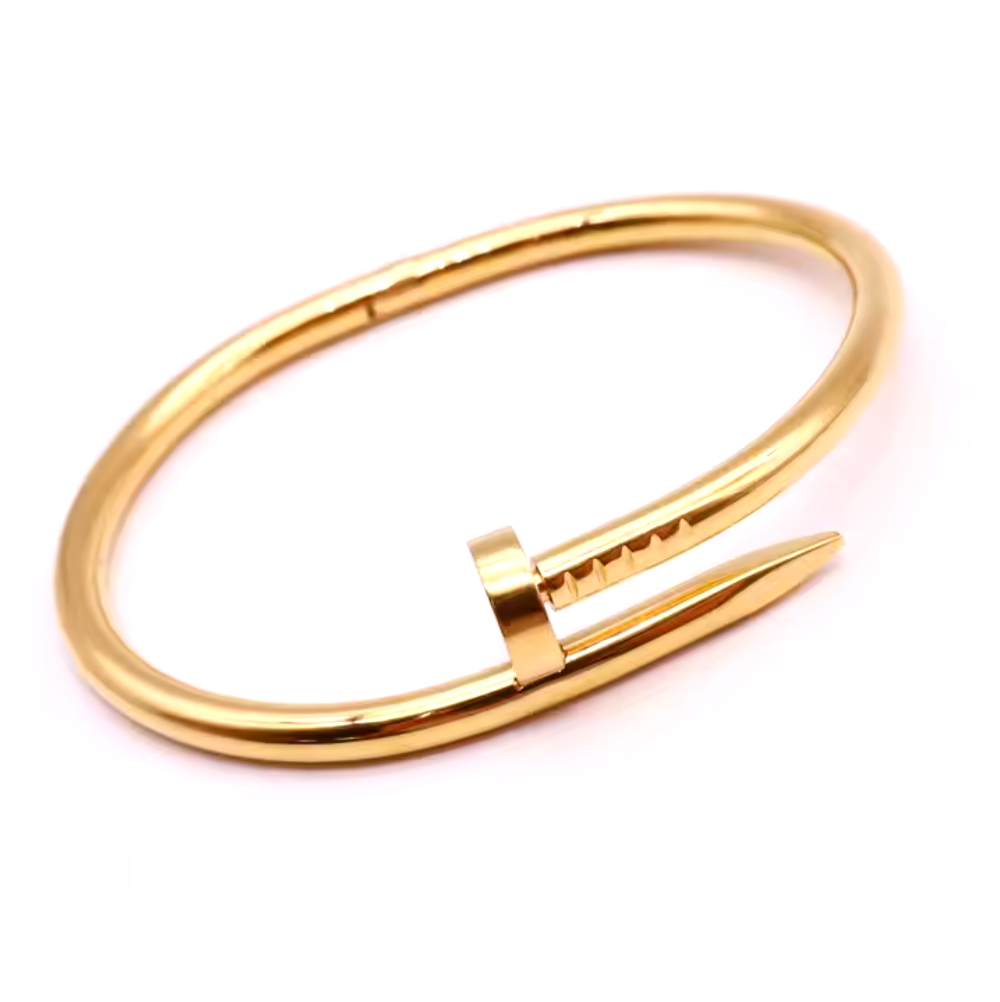Gold Spike Bangle
