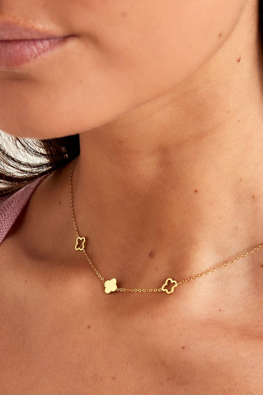 Mini Duo Clover Necklace