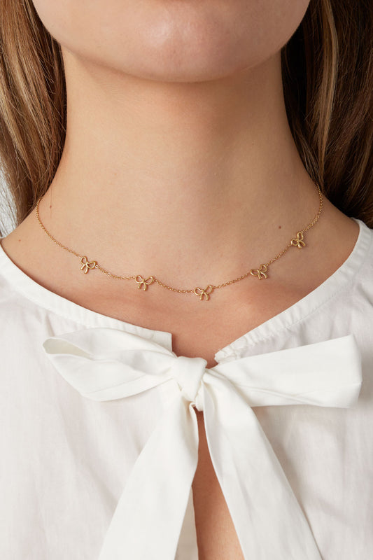 Multi Bow Necklace