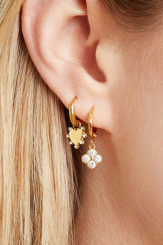 Sparkle Clover Earrings