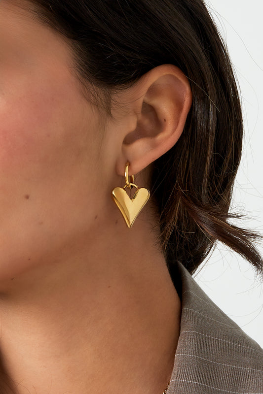 Big Heart Earrings
