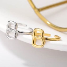 B Ring (Verstelbaar) - Gold