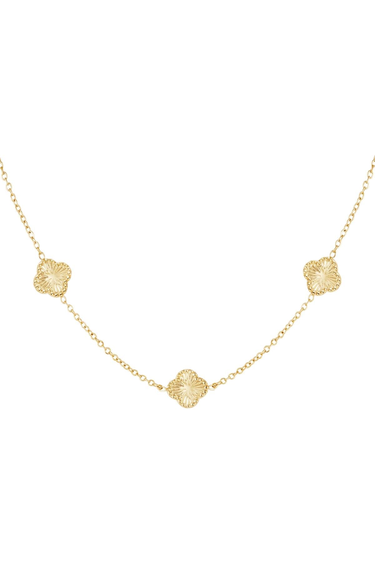 Multi Clover Necklace - Gold