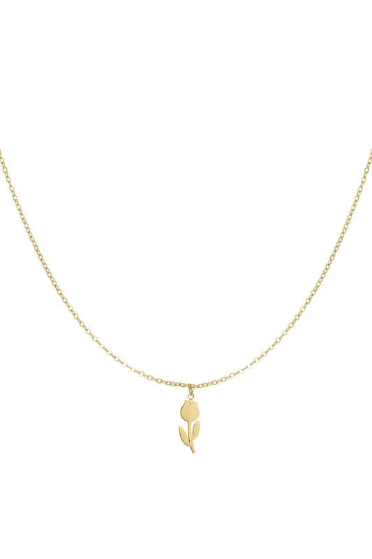 Tulip Necklace - Gold