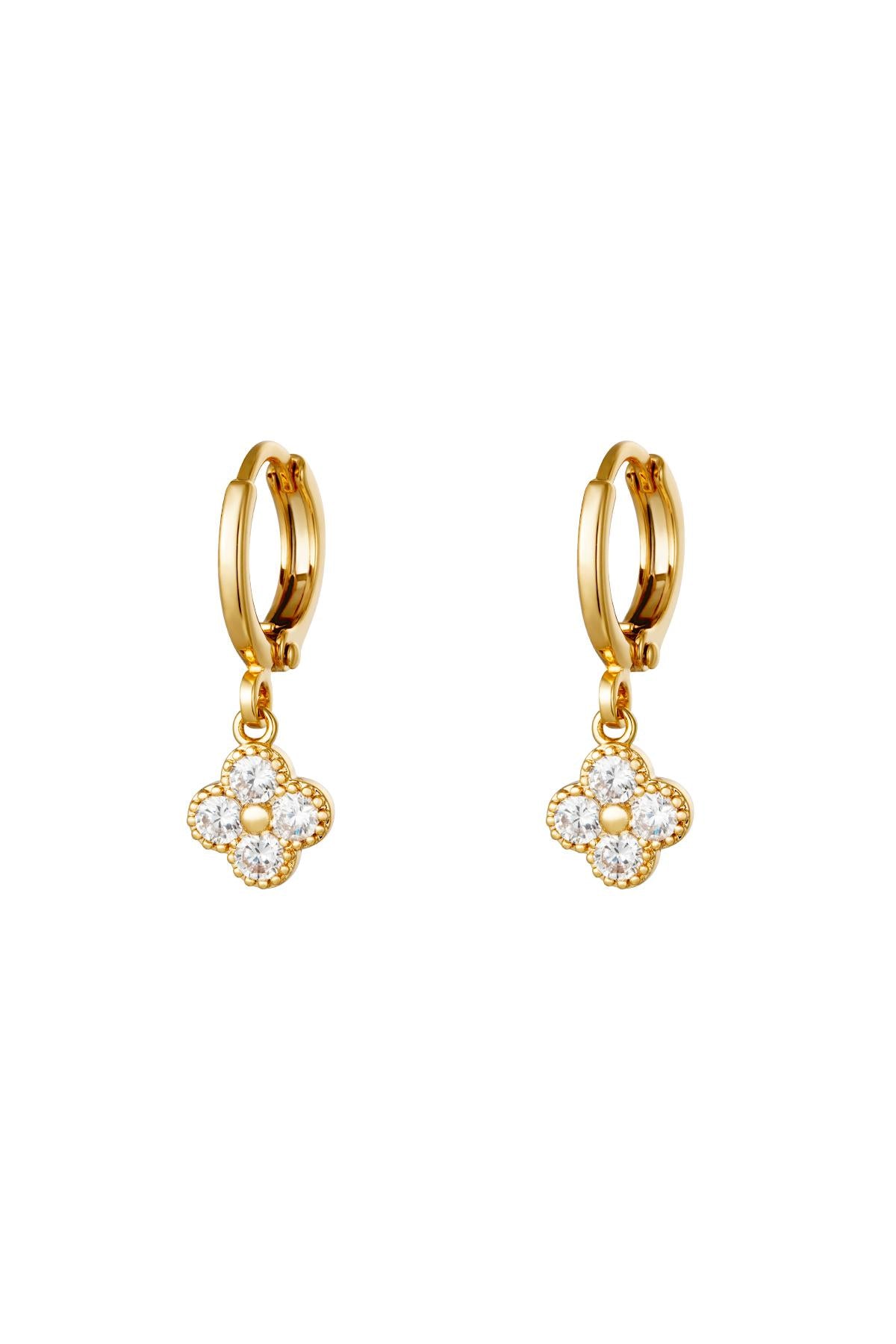 Sparkle Clover Earrings