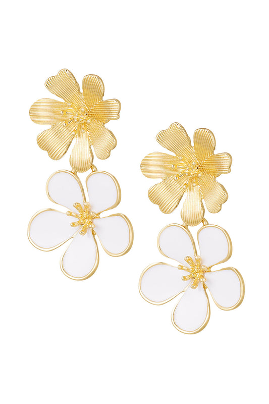 Statement Flower Earrings - Girly