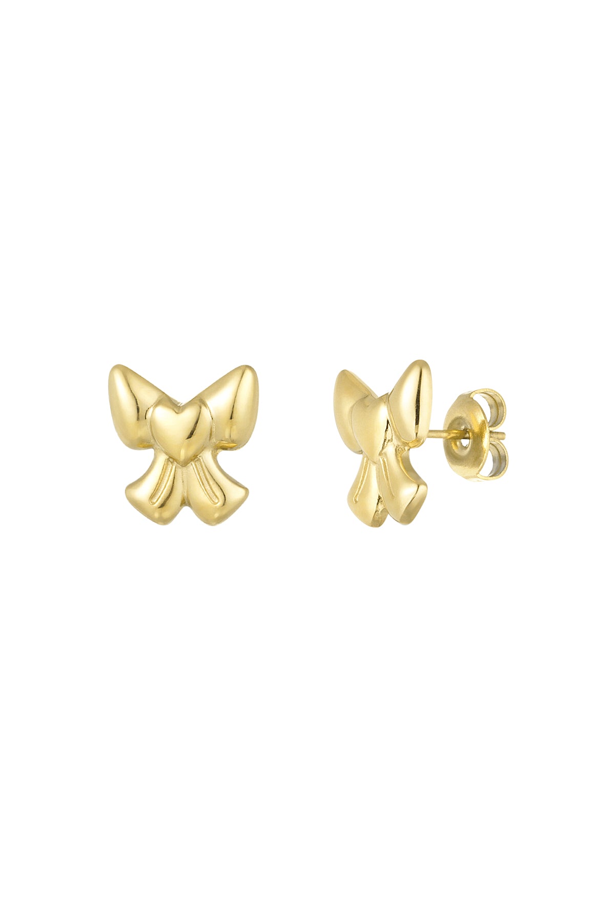 Heart Bow Earrings