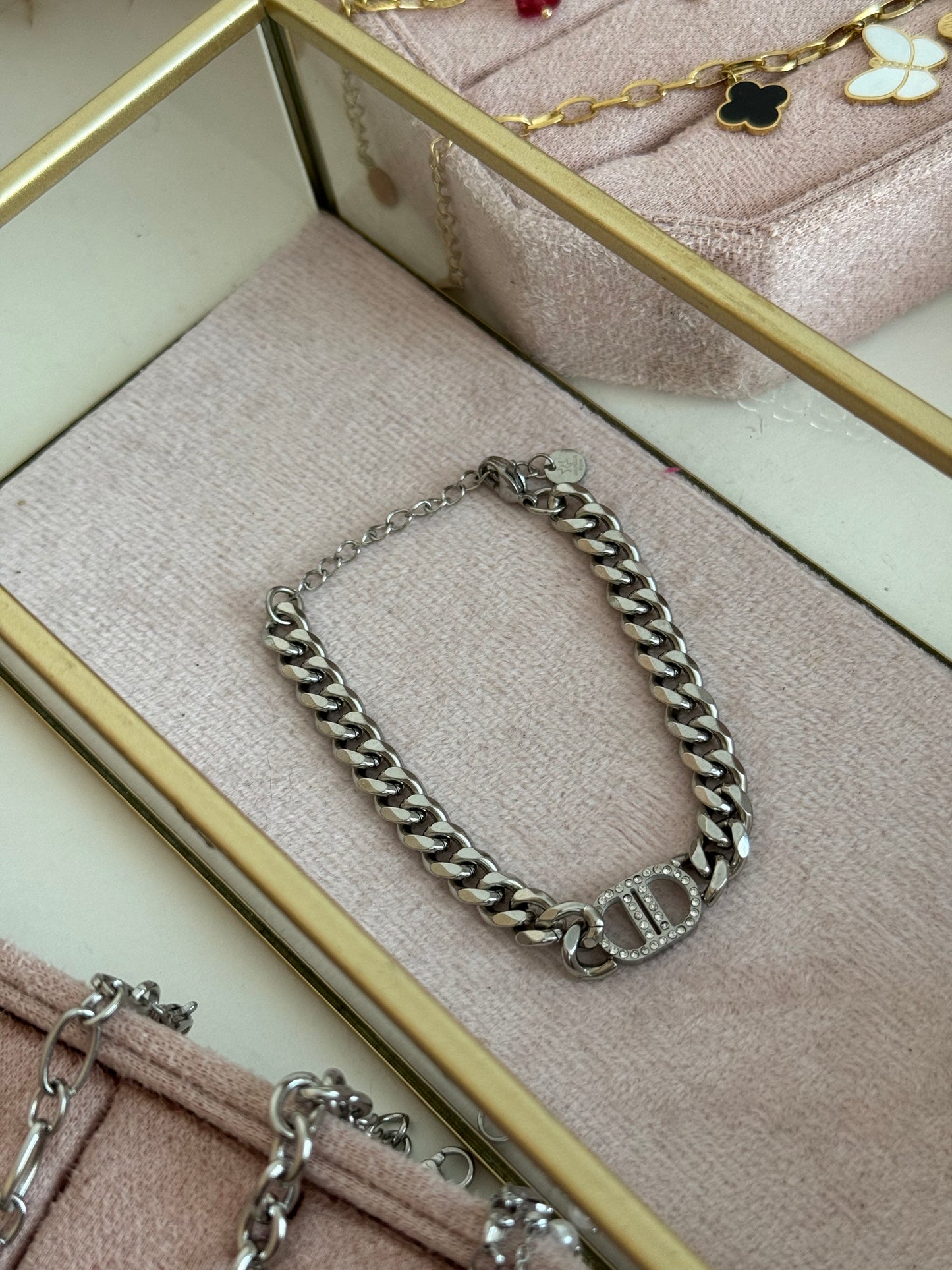 Infinity Chain Bracelet - Sparkly