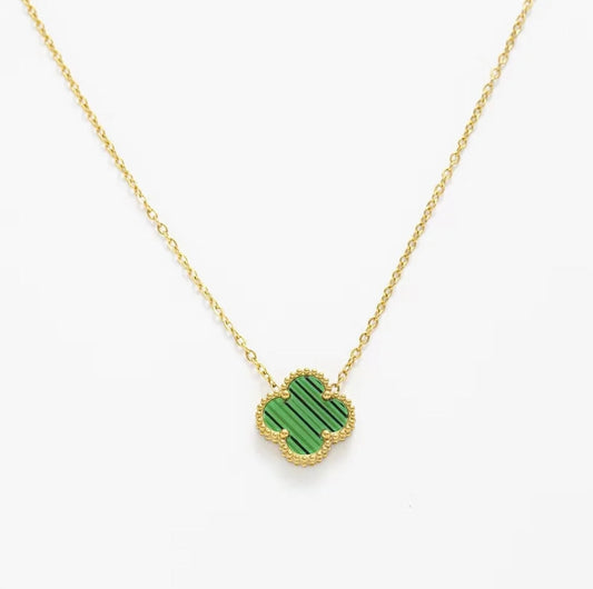Single Lucky Necklace - Green
