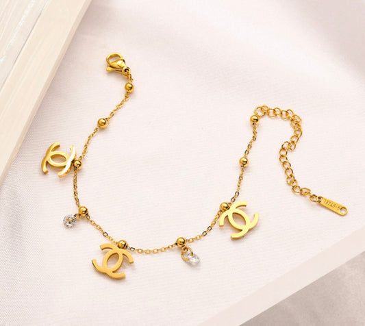 C Logo Sparkle Bracelet