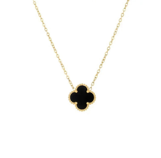 Single Lucky Necklace - Black