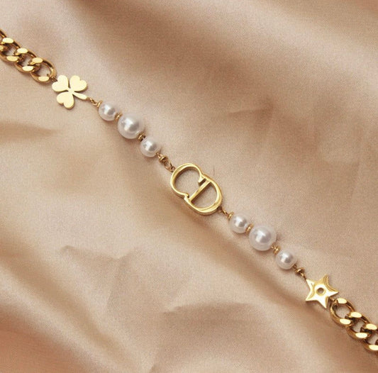 CD Pearl Bracelet