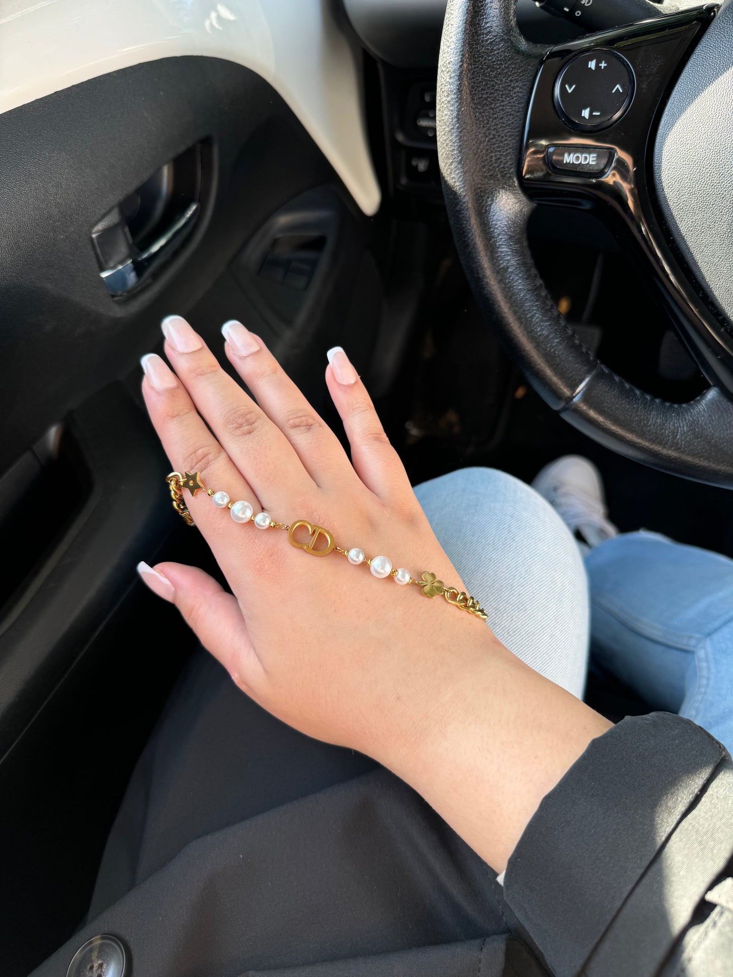 CD Pearl Bracelet