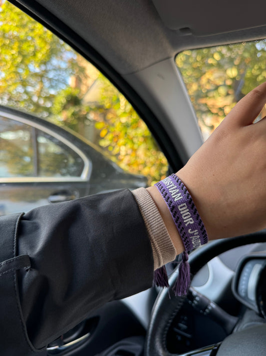 CD bracelet - Subway Purple
