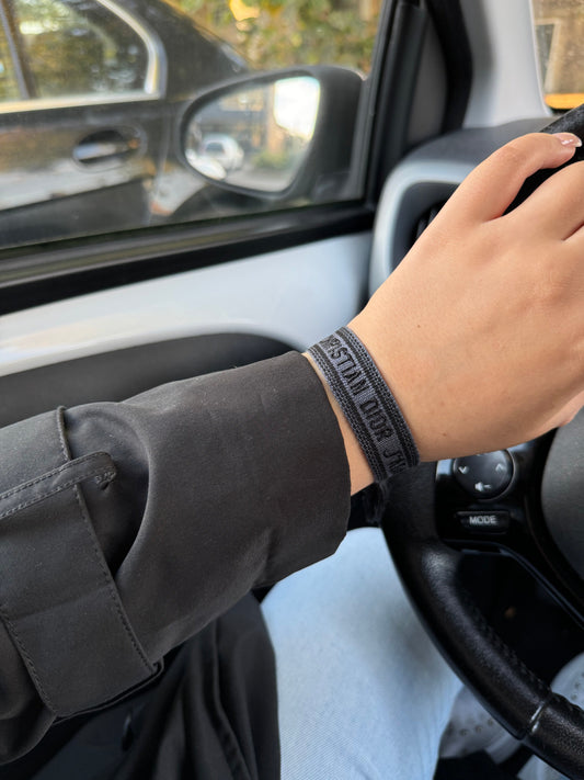 CD bracelet - Dark Jeans