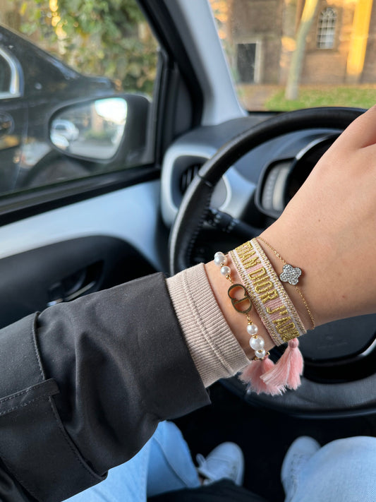 CD bracelet - Princess (Pink)