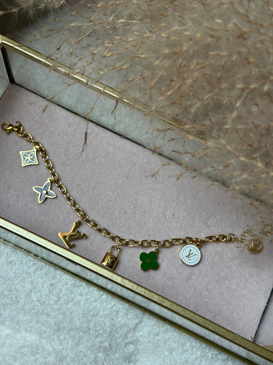 V Bracelet - Colorful Charms