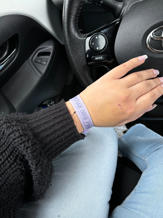 CD bracelet - Purple