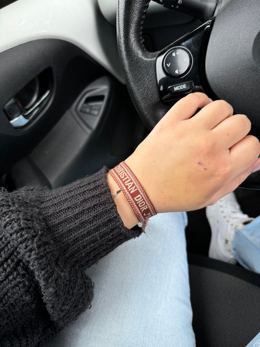 CD bracelet - Brown